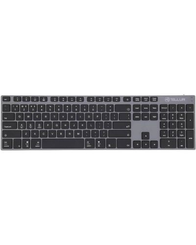 Клавиатура Tellur - Shade, безжична, черна/сива - 1