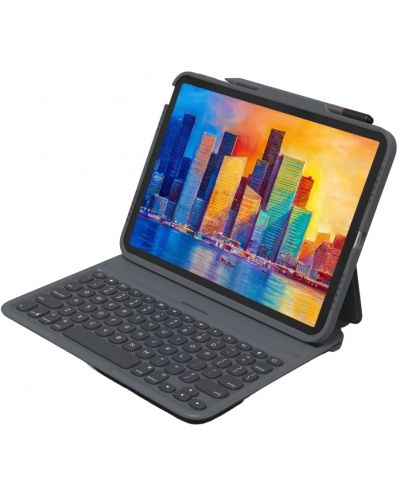 Калъф с клавиатура ZAGG - Pro Keys, iPad 10.9 10th Gen, сив - 3