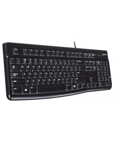 Клавиатура Logitech - K120, черна - 7