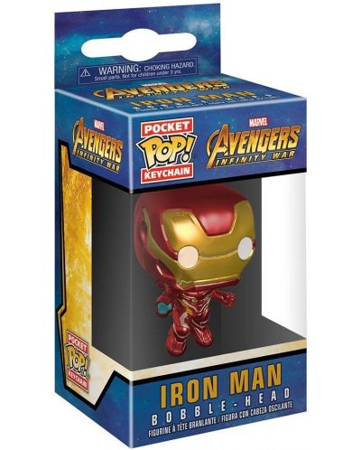 Ключодържател Funko Pocket POP! Marvel: Avengers - Iron Man - 2