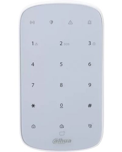 Клавиатура за алармена система Dahua - ARK30T-W2/868, бяла - 2