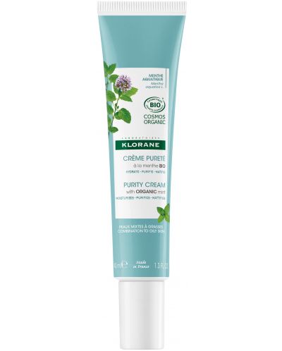 Klorane Mint Почистващ крем за лице, 40 ml - 1