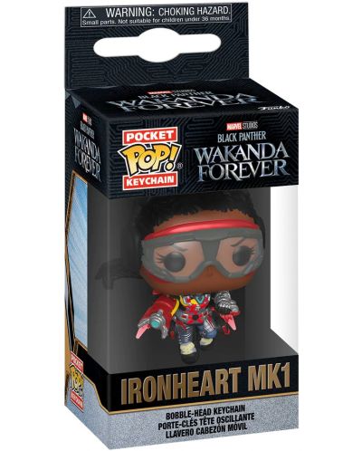 Ключодържател Funko Pocket POP! Marvel: Black Panther - Ironheart MK1 - 2
