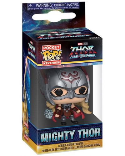 Ключодържател Funko Pocket POP! Marvel: Thor: Love & Thunder - Mighty Thor - 2