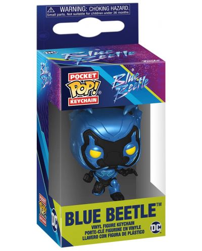 Ключодържател Funko Pocket POP! DC Comics: Blue Beetle - Blue Beetle - 2
