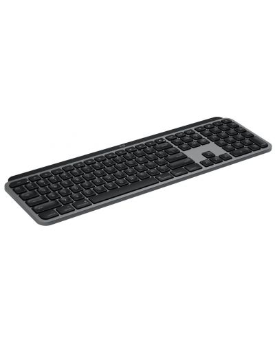 Клавиатура Logitech - MX Keys S for Mac USINTL, безжична, Space Gray - 2