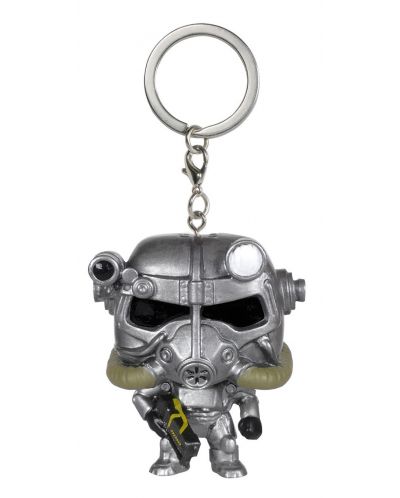 Ключодържател Funko Pocket Pop! Fallout Power Armor, 4 cm