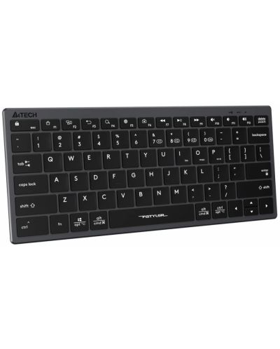 Клавиатура A4tech - FStyler FBX51C, безжична, Stone black - 2