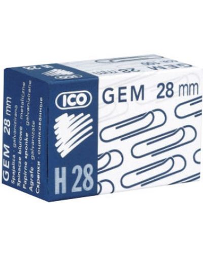 Кламери Ico - H28, 28 mm, 100 броя - 1