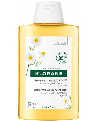 Klorane Chamomile Озаряващ шампоан, 200 ml - 1