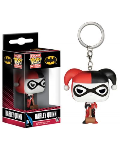 Ключодържател Funko Pocket Pop! Batman - Harley Quinn, 4 cm - 3