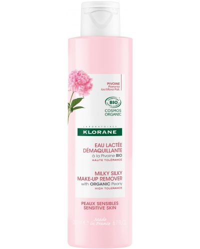 Klorane Peony Млечна почистваща вода, 200 ml - 1