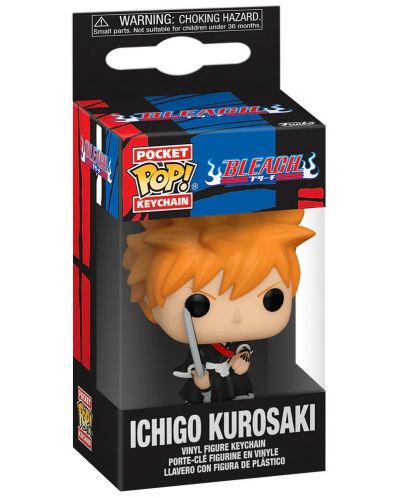 Ключодържател Funko Pocket POP! Animation: Bleach - Ichigo Kurosaki - 2