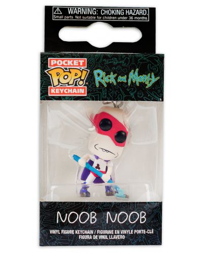 Ключодържател Funko Pocket Pop! Animation: Rick & Morty - Noob Noob - 2