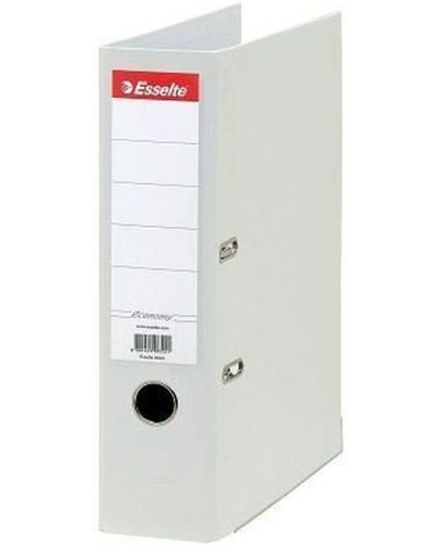 Класьор Esselte Eco - А4, 7.5 cm, РР, метален кант, сменяем етикет, бял - 1