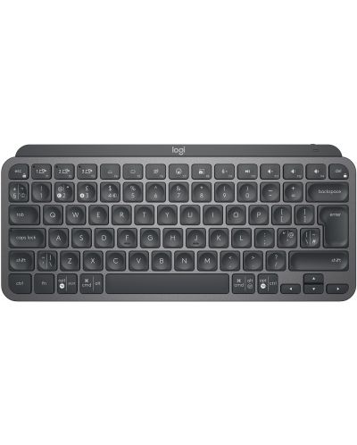 Клавиатура Logitech - MX Keys Mini, безжична, сива - 1