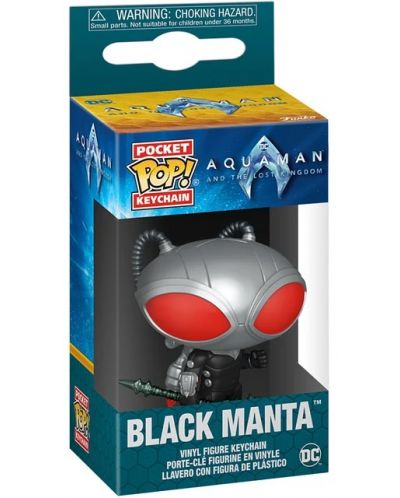 Ключодържател Funko Pocket POP! DC Comics: Aquaman and the Lost Kingdom - Black Manta - 2