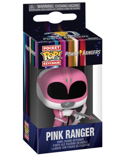 Ключодържател Funko Pocket POP! Television: Mighty Morphin Power Rangers - Pink Ranger - 2