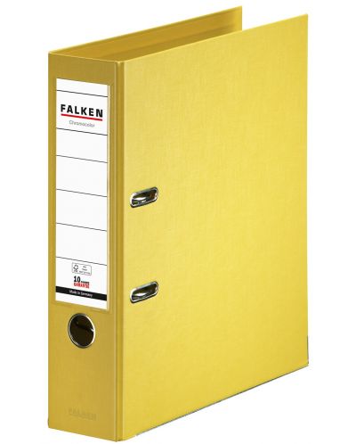 Класьор Falken - 8 cm, жълт - 1