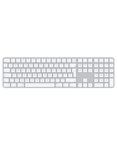 Клавиатура Apple - Magic Keyboard, Touch ID, с цифри, EN, бяла - 1