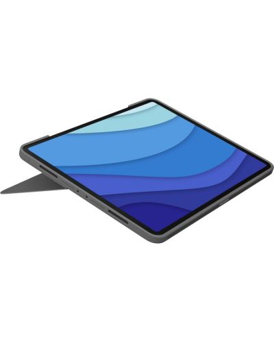 Клавиатура Logitech - Combo Touch, iPad Pro 11" 1st, 2nd, 3rd gen, Grey - 3