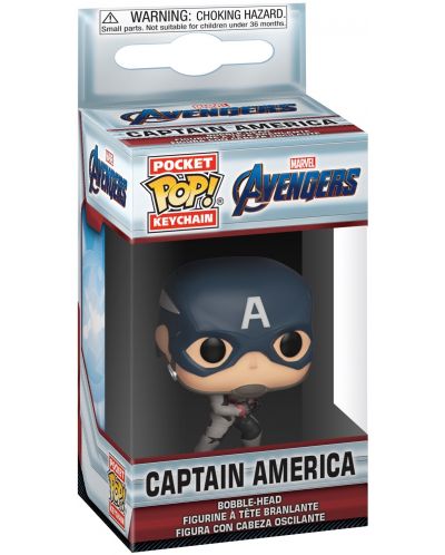 Ключодържател Funko Pocket POP! Marvel: Avengers - Captain America - 2