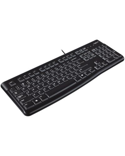 Клавиатура Logitech - K120, черна - 6