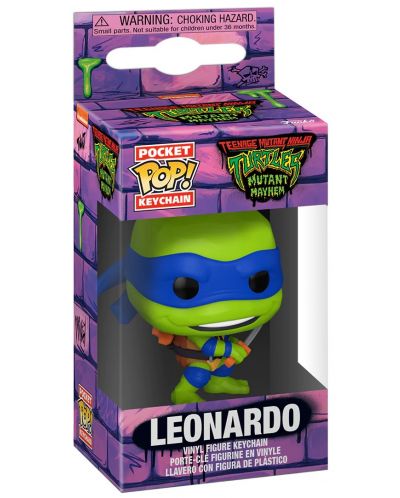 Ключодържател Funko Pocket POP! Movies: TMNT Mutant Mayhem - Leonardo - 2