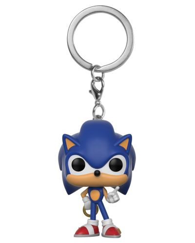 Ключодържател Funko Pocket Pop! Sonic the Hedgehog with Ring, 4 cm - 1