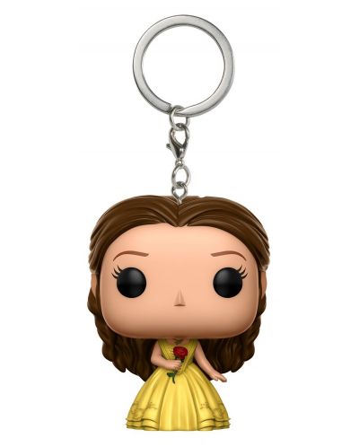 Ключодържател Funko Pocket Pop! Beauty and the Beast - Belle (Yellow dress), 4 cm