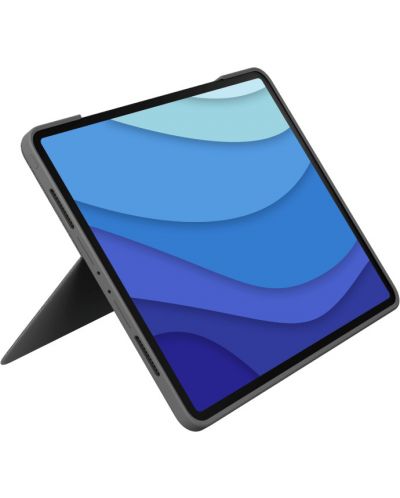 Клавиатура Logitech - Combo Touch, iPad Pro 11" 1st, 2nd, 3rd gen, Grey - 4