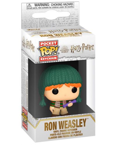 Ключодържател Funko Pocket POP! Movies: Harry Potter - Holiday Ron - 2