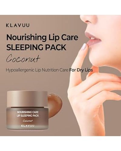 Klavuu Nourishing Care Маска за устни Coconut, 20 g - 4