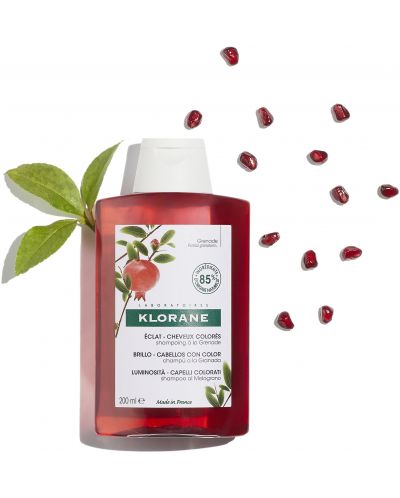 Klorane Pomegranate Шампоан за боядисана коса, 200 ml - 3