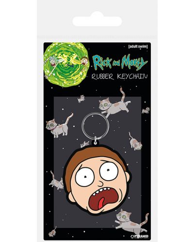 Ключодържател Pyramid - Rick and Morty: Morty Terrified Face - 1