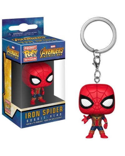 Ключодържател Funko Pocket Pop! Avengers: Infinity War - Iron Spider, 4 cm - 2