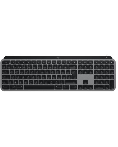 Клавиатура Logitech - MX Keys For Mac, безжична, Space Grey - 1