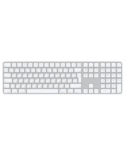 Клавиатура Apple - Magic Keyboard, Touch ID, с цифри, BG, бяла - 1