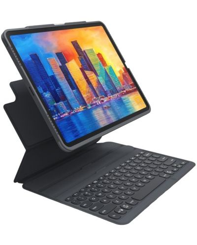 Калъф с клавиатура ZAGG - Pro Keys, iPad Pro 12.9, сив - 2