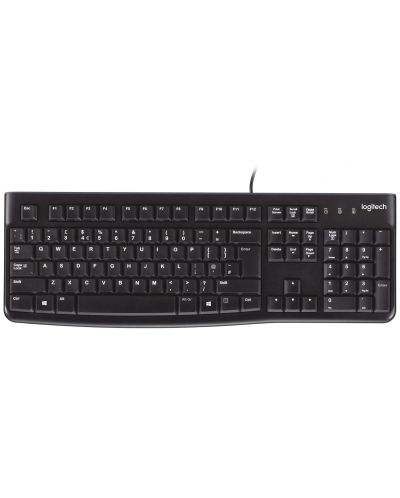 Клавиатура Logitech - K120, черна - 1