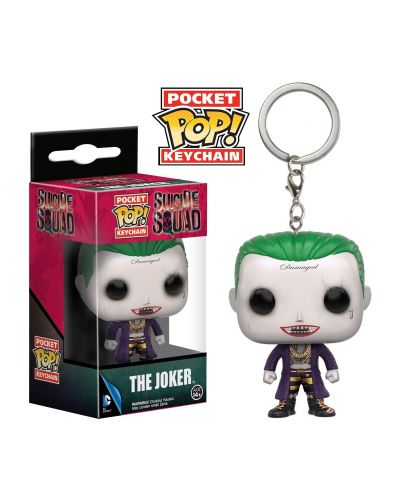 Ключодържател Funko Pocket Pop! Suicide Squad: The Joker, 4 cm - 2