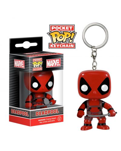 Ключодържател Funko Pocket Pop! Marvel: Deadpool, 4 cm - 2