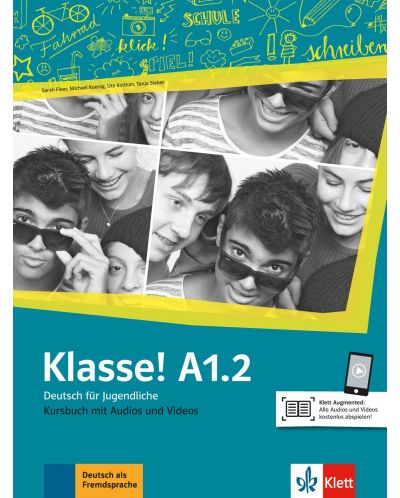Klasse! A1.2 Kursbuch mit Audios und Videos online / Немски език - ниво A1.2: Учебник - 1
