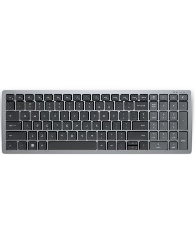 Клавиатура Dell - KB740, безжична, сива - 1