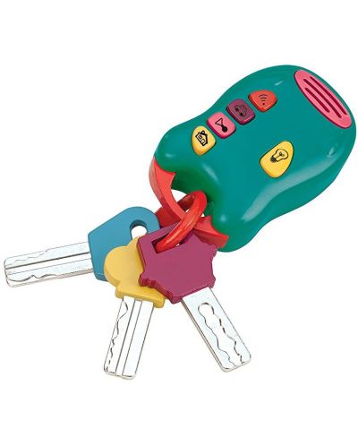 Детска играчка Battat - Ключове, със светлина и звук - 1