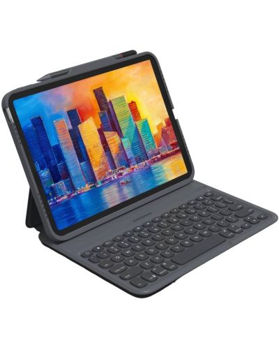 Калъф с клавиатура ZAGG - Pro Keys, iPad 10.9 10th Gen, сив - 2