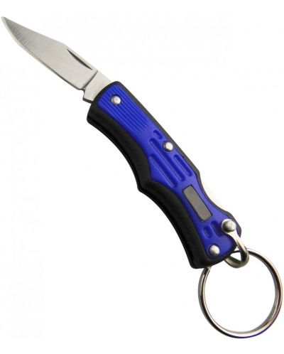 Сгъваем нож - ключодържател Ace Camp - Folding Knife III, син - 1