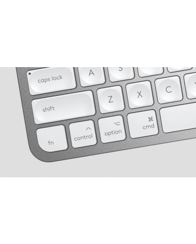 Клавиатура Logitech - MX Keys Mini, безжична, бяла - 3