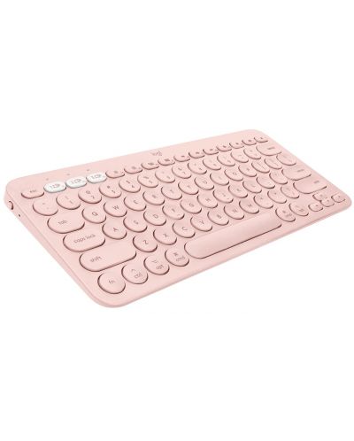 Клавиатура Logitech - K380 For Mac, US ISO, безжична, Rose - 2
