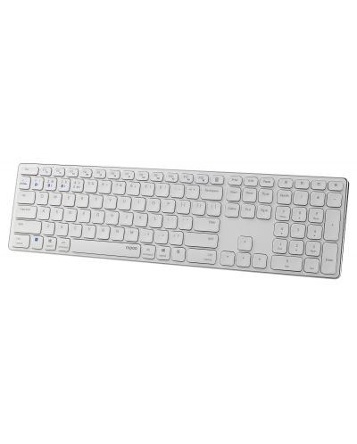 Клавиатура Rapoo - E9800M, безжична, бяла - 2
